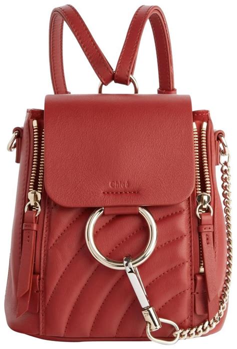 chloe faye mini quilted backpack|chloe faye handbag.